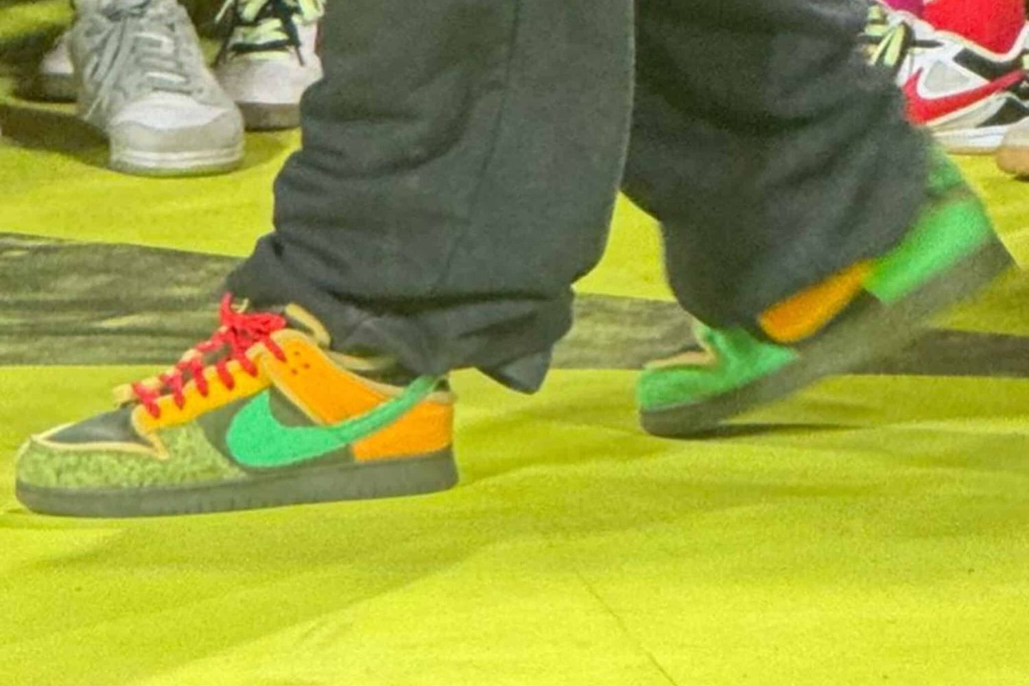 Travis Scott Previews CPFM x Nike Dunk Low 'Swamp Sponge' Colorway