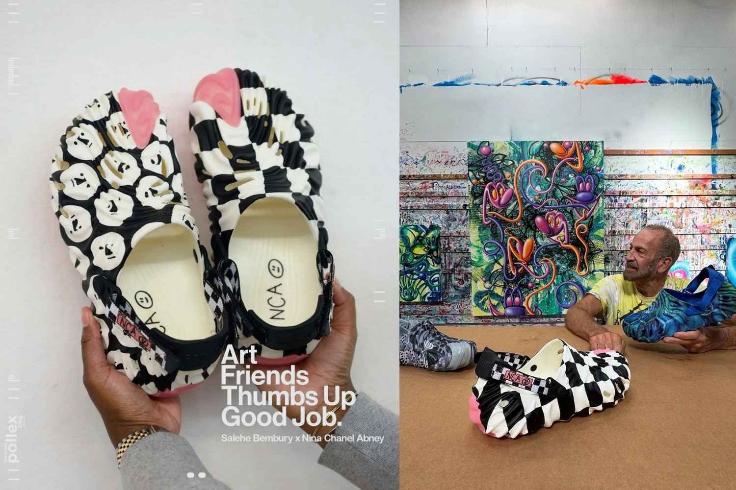 Nina Chanel Abney releases unique Crocs Pollex Clog together with