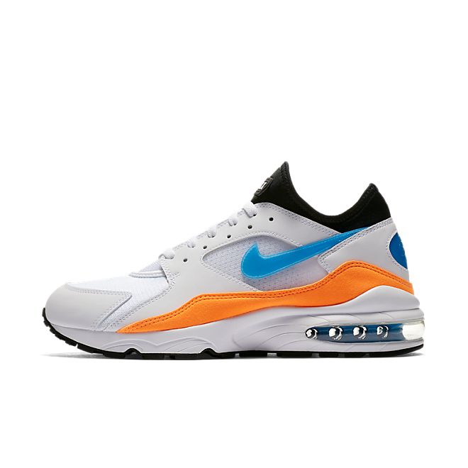 Nike Air Max 93 White Blue Nebula Total Orange | 306551-104 | The