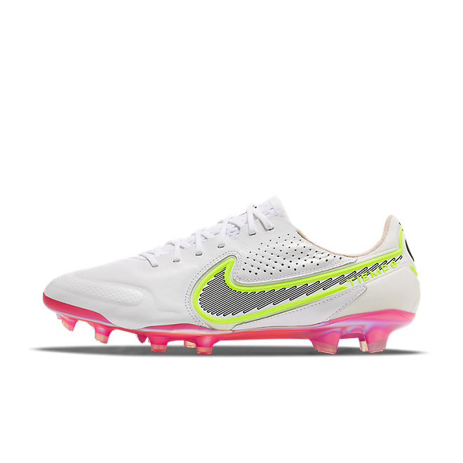 Nike Tiempo Legend 9 Elite FG White Pink Blast | CZ8482-121