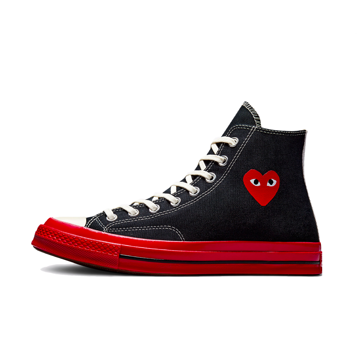 Comme des Garçons x Converse Chuck 70 Hi 'Black' - Red Sole