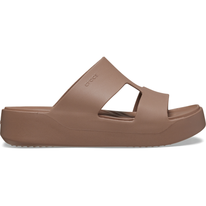 Crocs Women Getaway Platform H-Strap Sandals Latte | 209409-2Q9