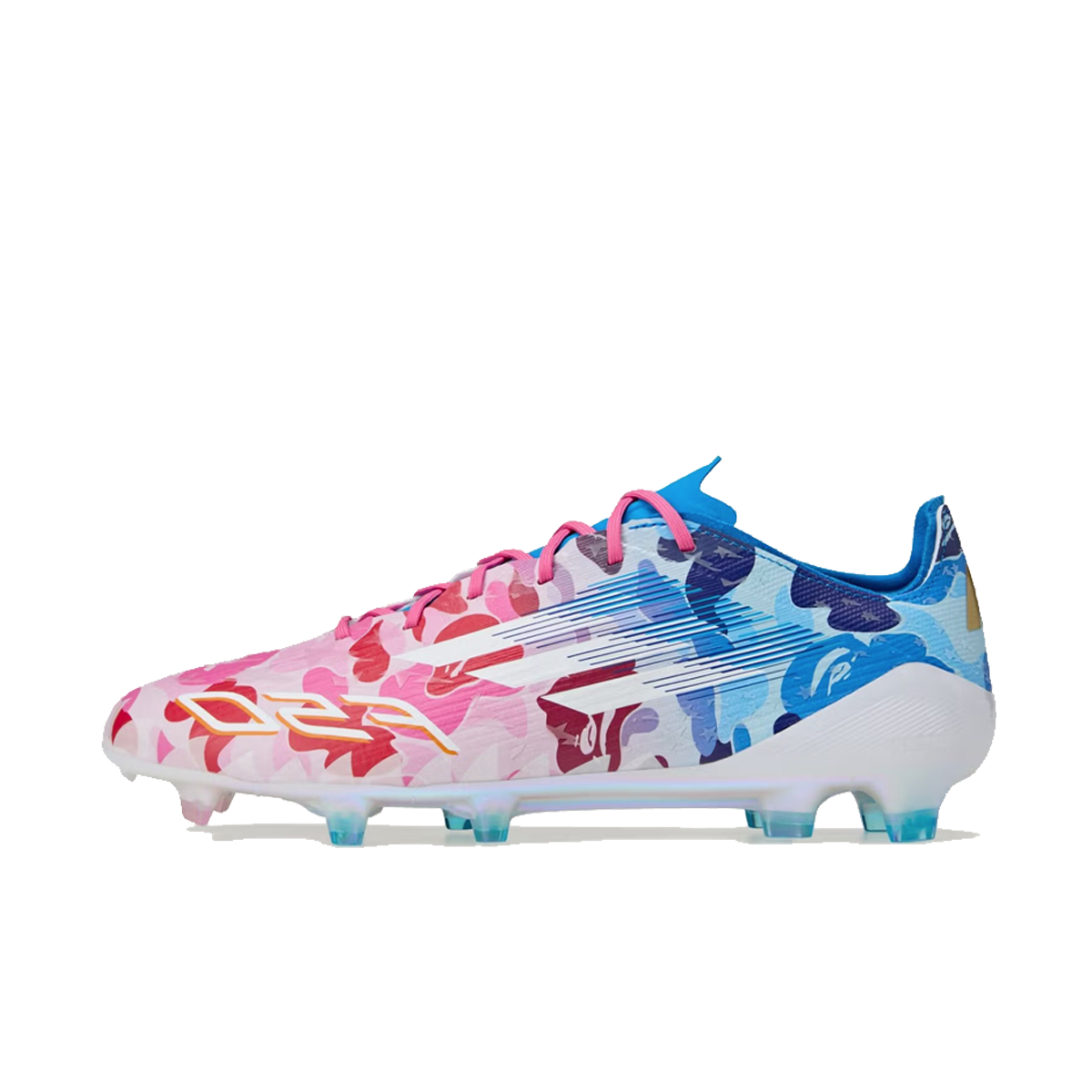 シューズ BAPE X  F50 ELITE FG PREDATOR FG BAPE x adidas F50 Elite 'Blue & Pink' | JS0573 | Sneakerjagers