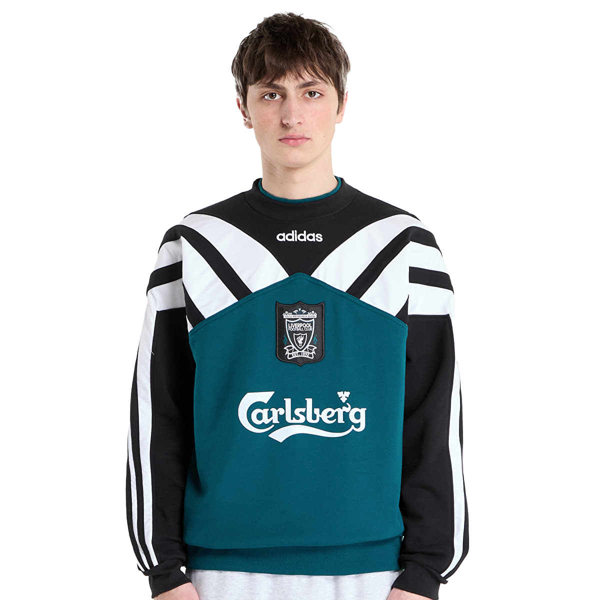 95-96 Liverpool FC 長袖シャツ アウェイ adidas and Liverpool FC Revive the Iconic 1995-96 Away Kit with