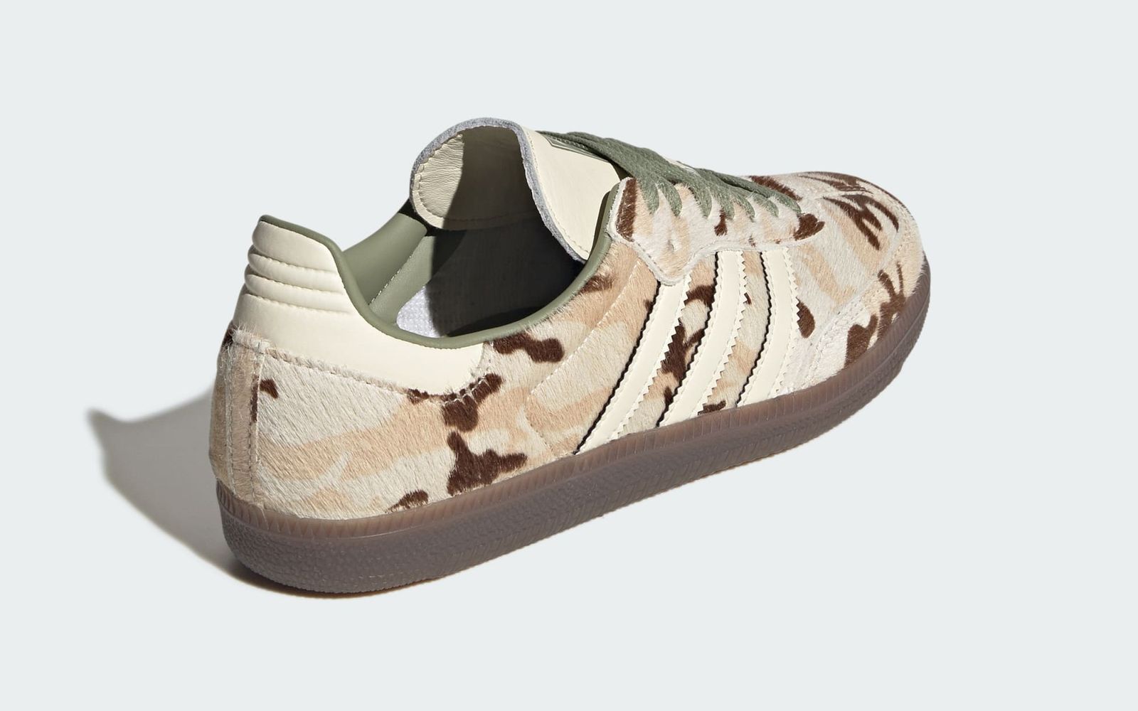 adidas Samba Camo Pony Hair White Camo achteraanzicht