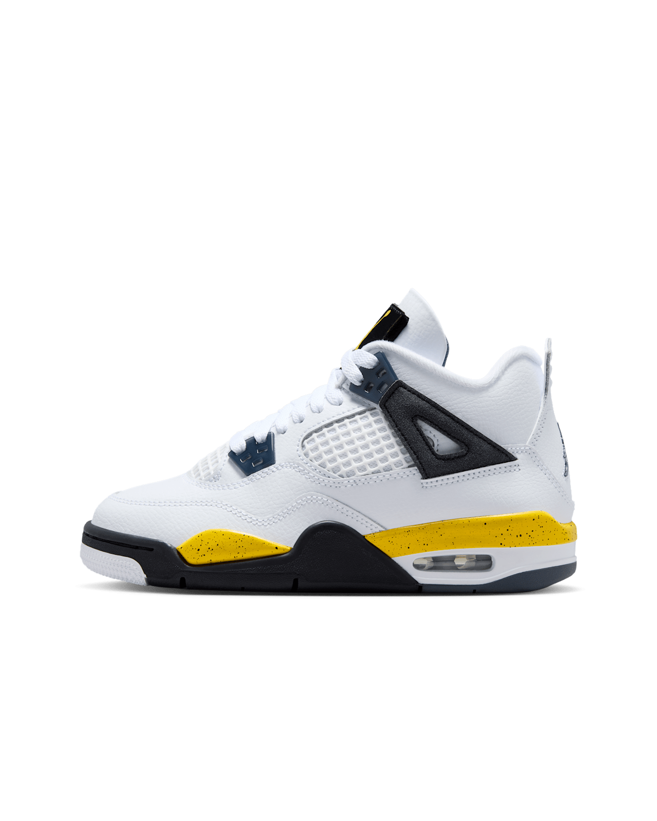 Air Jordan 4 Tour Yellow voor kids, zijaanzicht