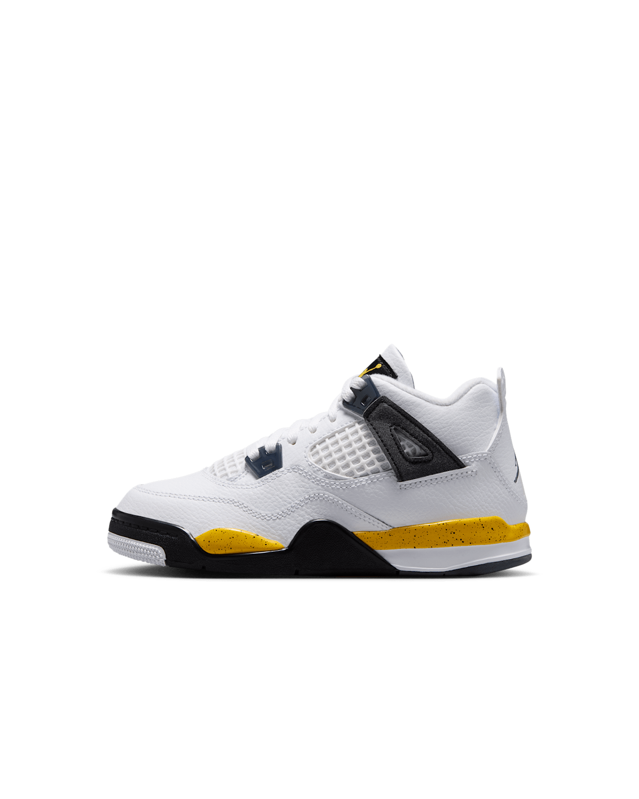 Air Jordan 4 Tour Yellow voor kleuters, zijaanzicht