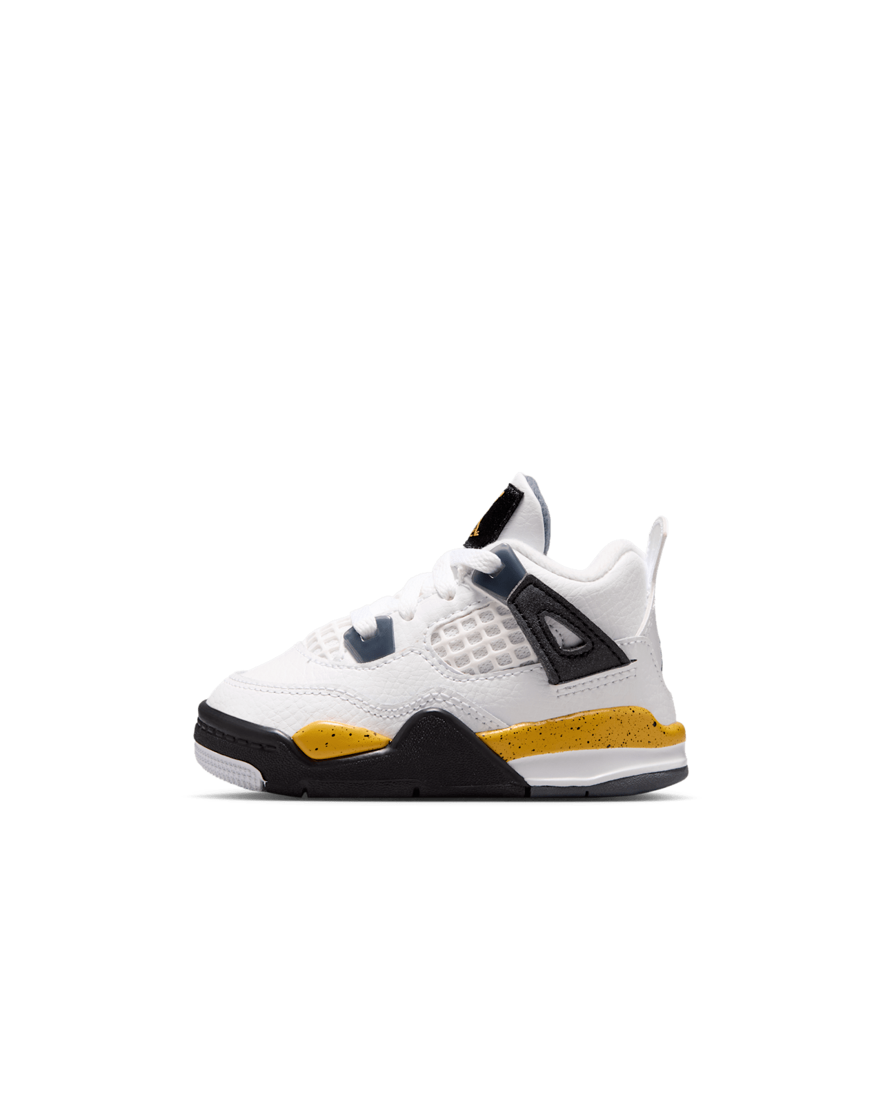 Air Jordan 4 Tour Yellow voor peuters, zijaanzicht