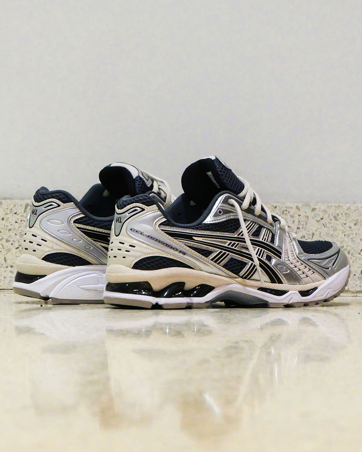 ASICS Gel-Kayano 14 Carrier Grey mesh upper