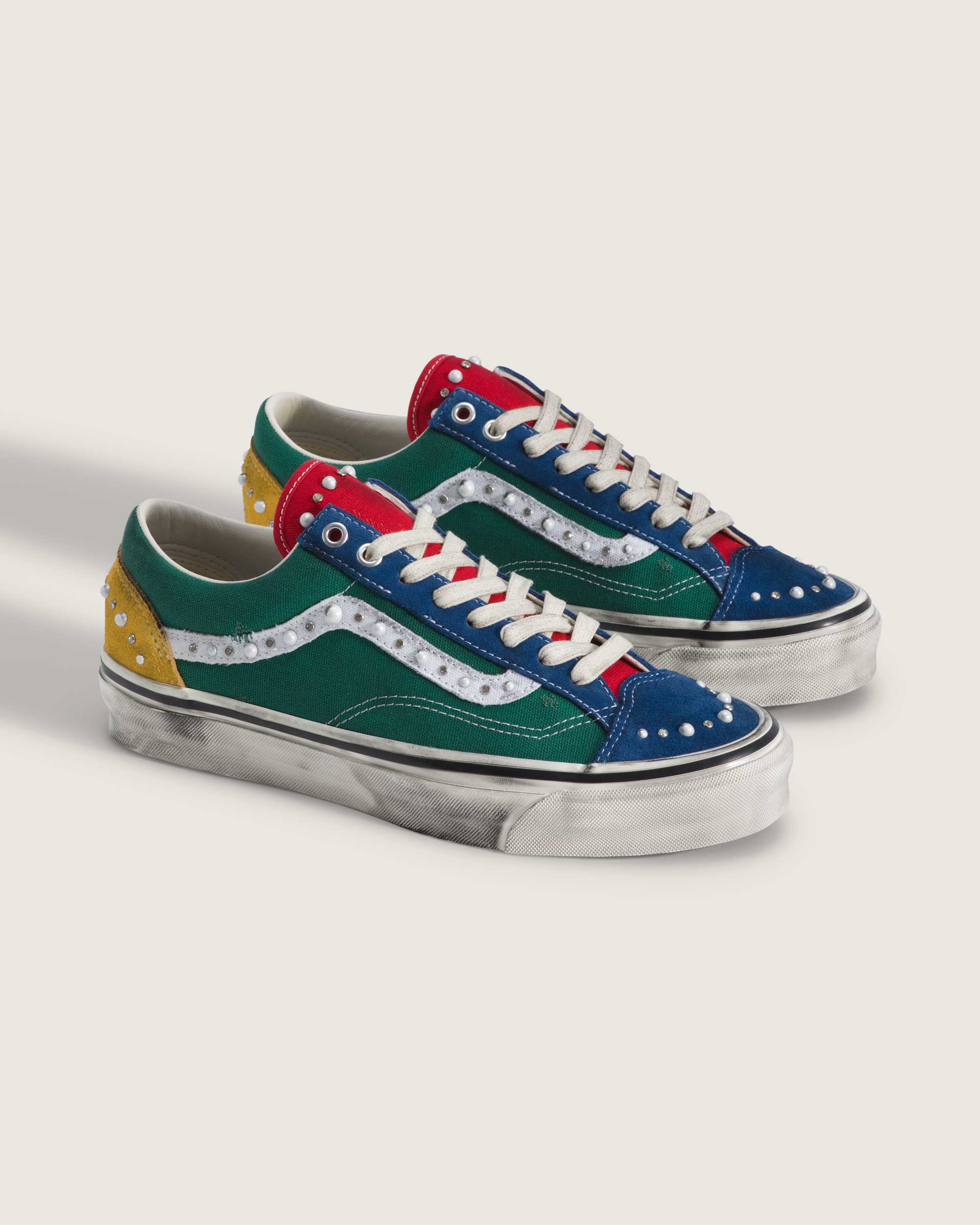 Vans Old Skool 36 Pearlized 'Yacht Club' (Multicolor), pair view