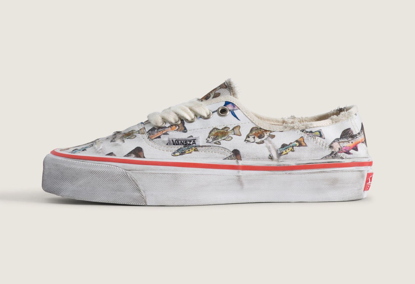Vans Authentic Kickdown met Sage Adams-artwork uit de Vansza-collectie