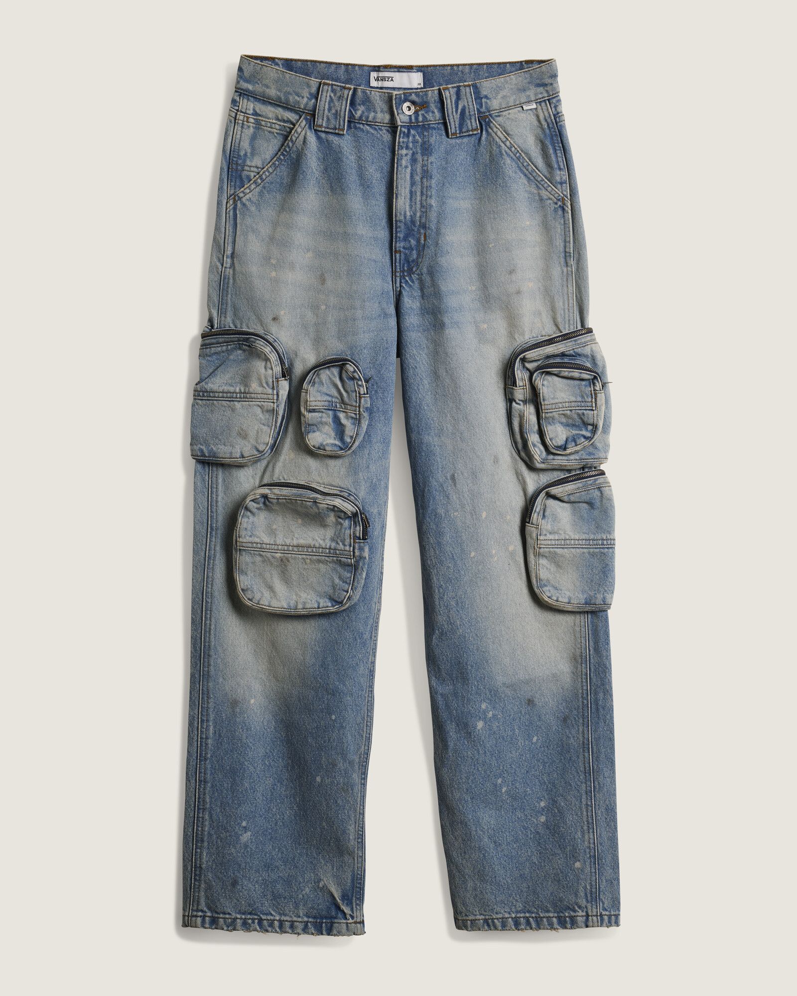 Vansza Multi-Pocket Denim Pant