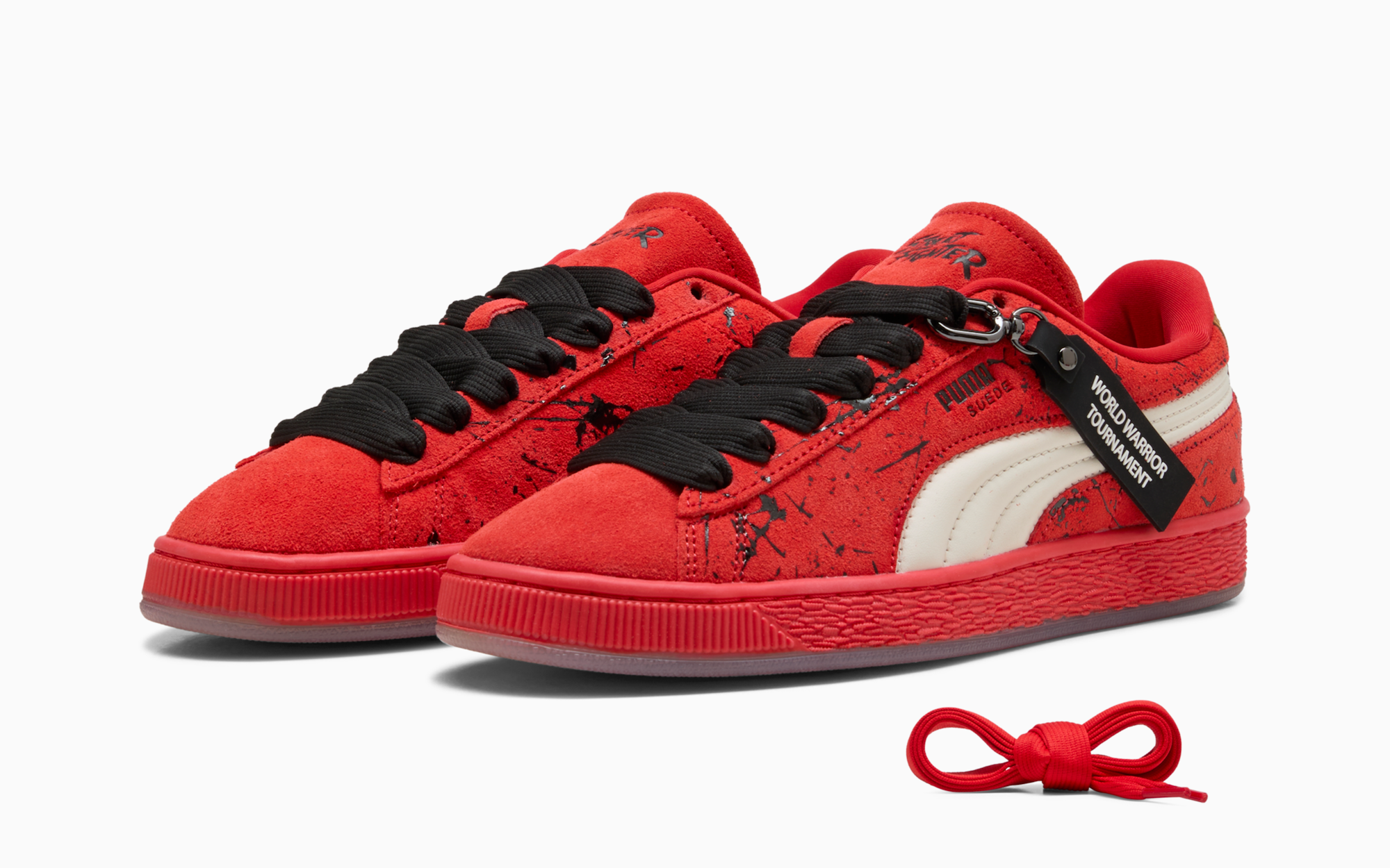PUMA x Street Fighter Suede Ken Masters detail