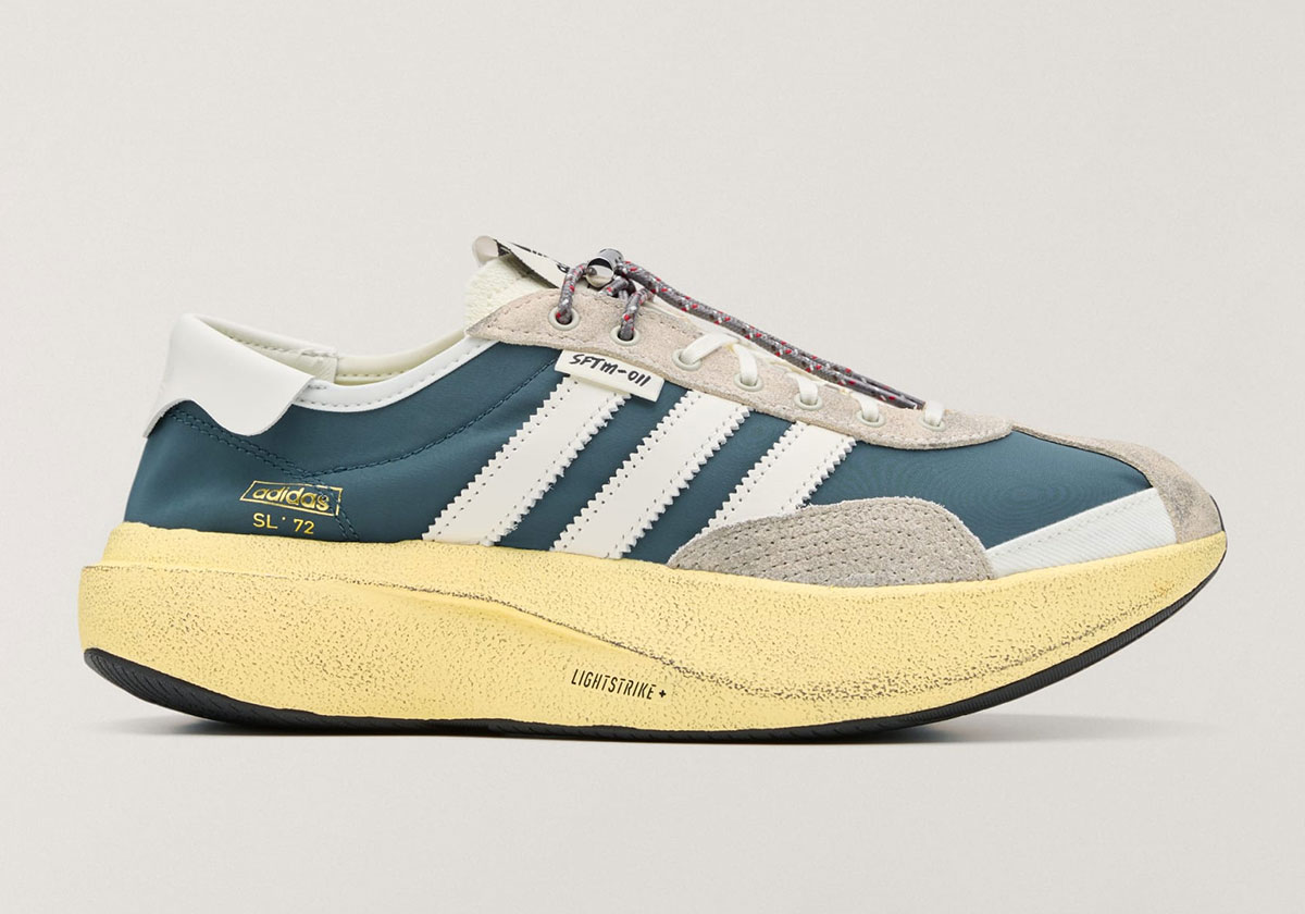 Song For The Mute x adidas SL 72 Pro in mustard yellow