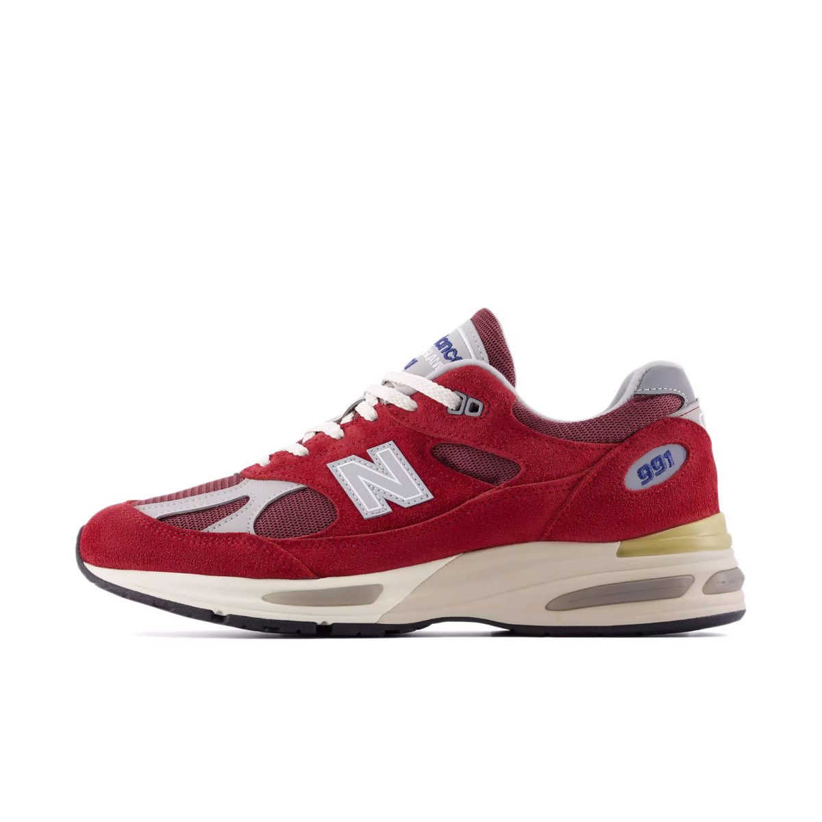 New Balance 991v2 Made in UK 'Karanda Red' - Vintage Sports Pack