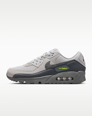 Nike Air Max 90 Premium 'Light Smoke Grey/Smoke Grey/Volt/Iron Grey'