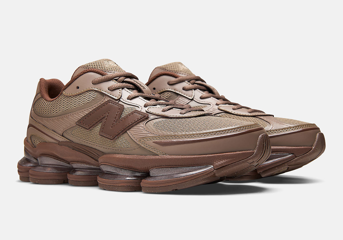 New Balance 2000L Thunder Brown Seitenansicht