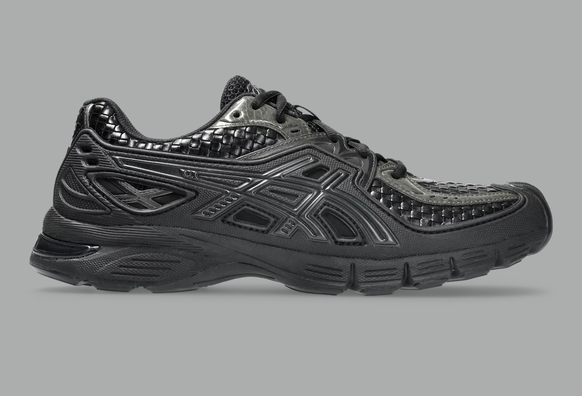 Detail of the Above The Clouds x ASICS GEL-SD-LYTE Black/Gunmetal