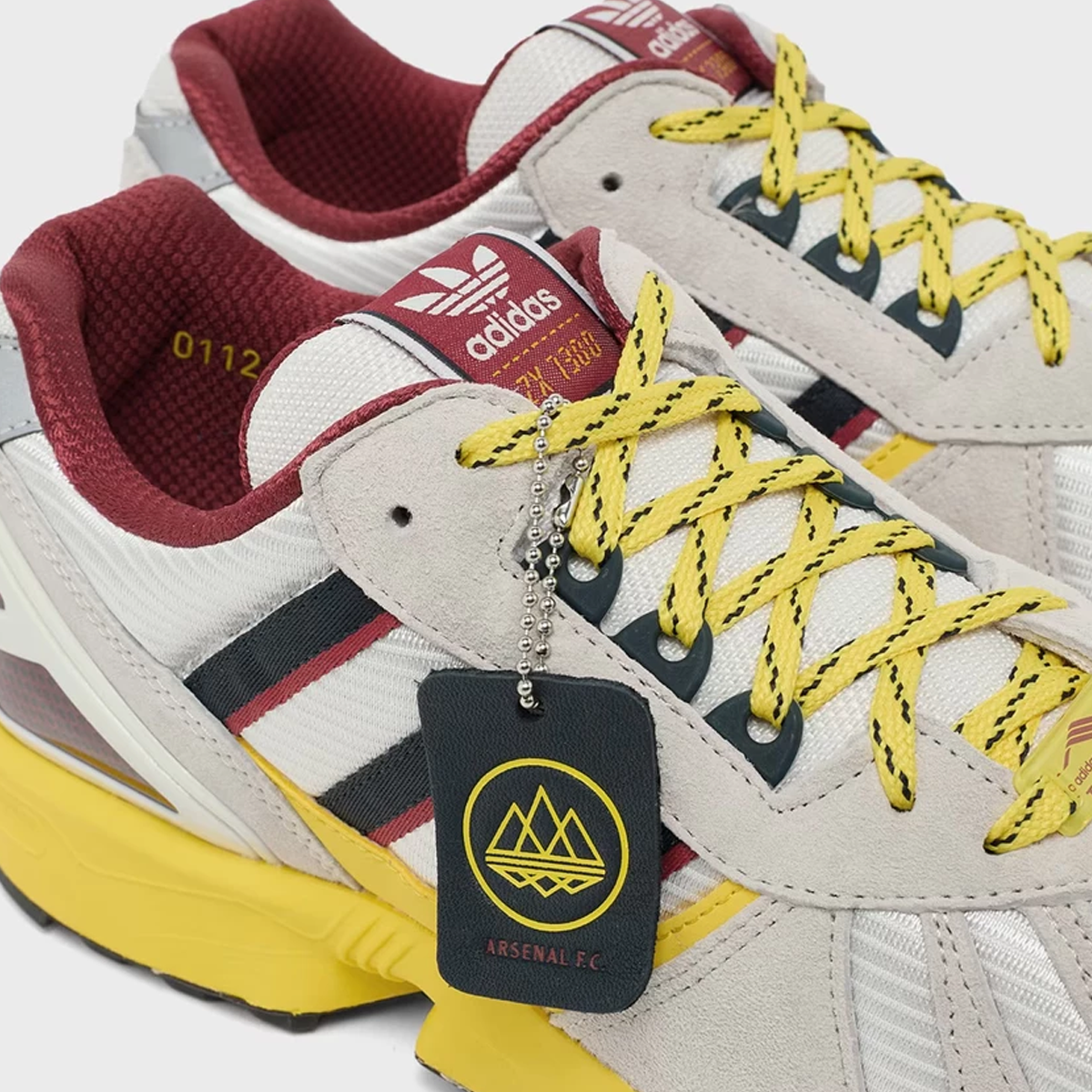 Arsenal x adidas ZX 7300 SPZL F.C. 'Crystal White & Aurora Ink