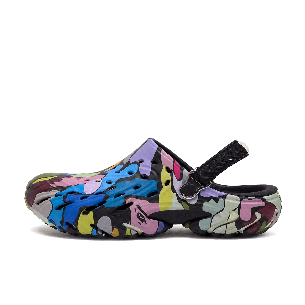 BAPE®︎ x Crocs Echo 2 Clog 'Rainbow Camo Black'
