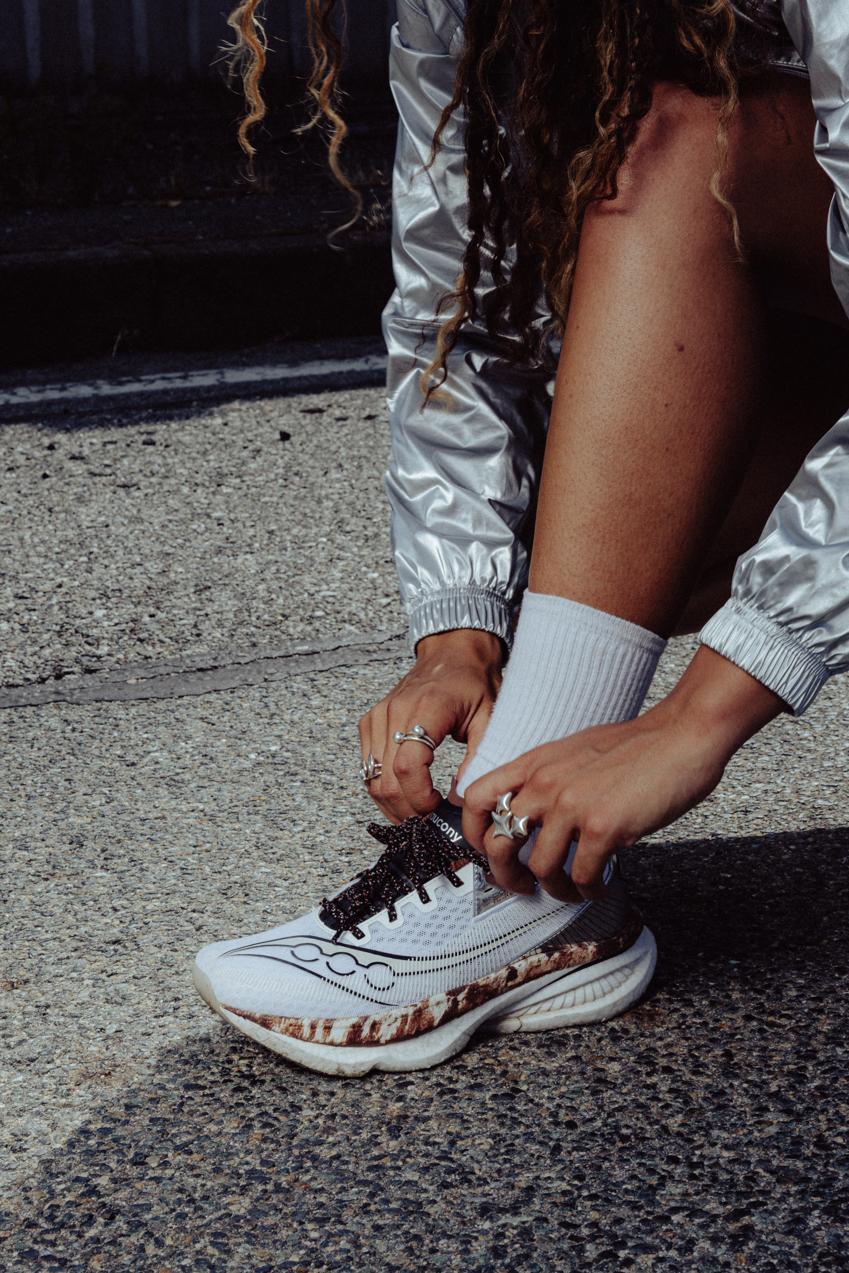 Saucony Endorphin Space Cowboy on foot