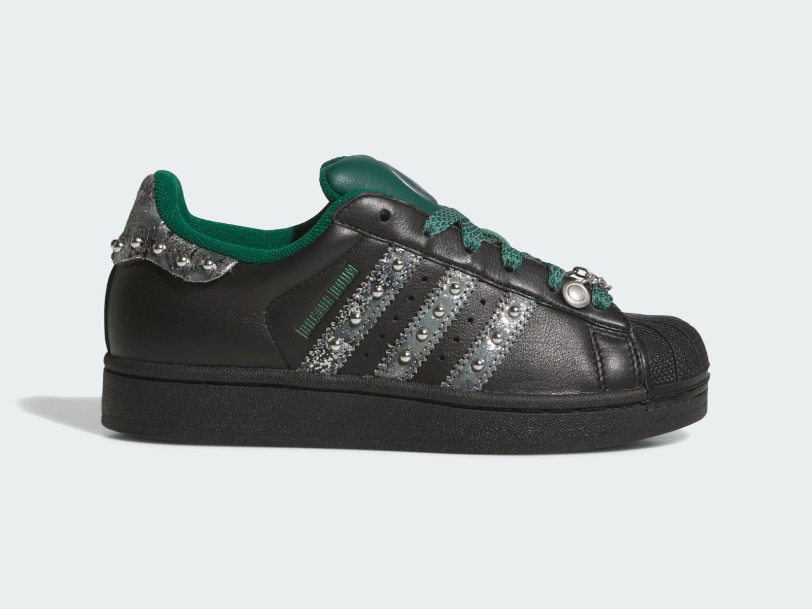 Marvel x adidas Superstar Dr. Doom side view