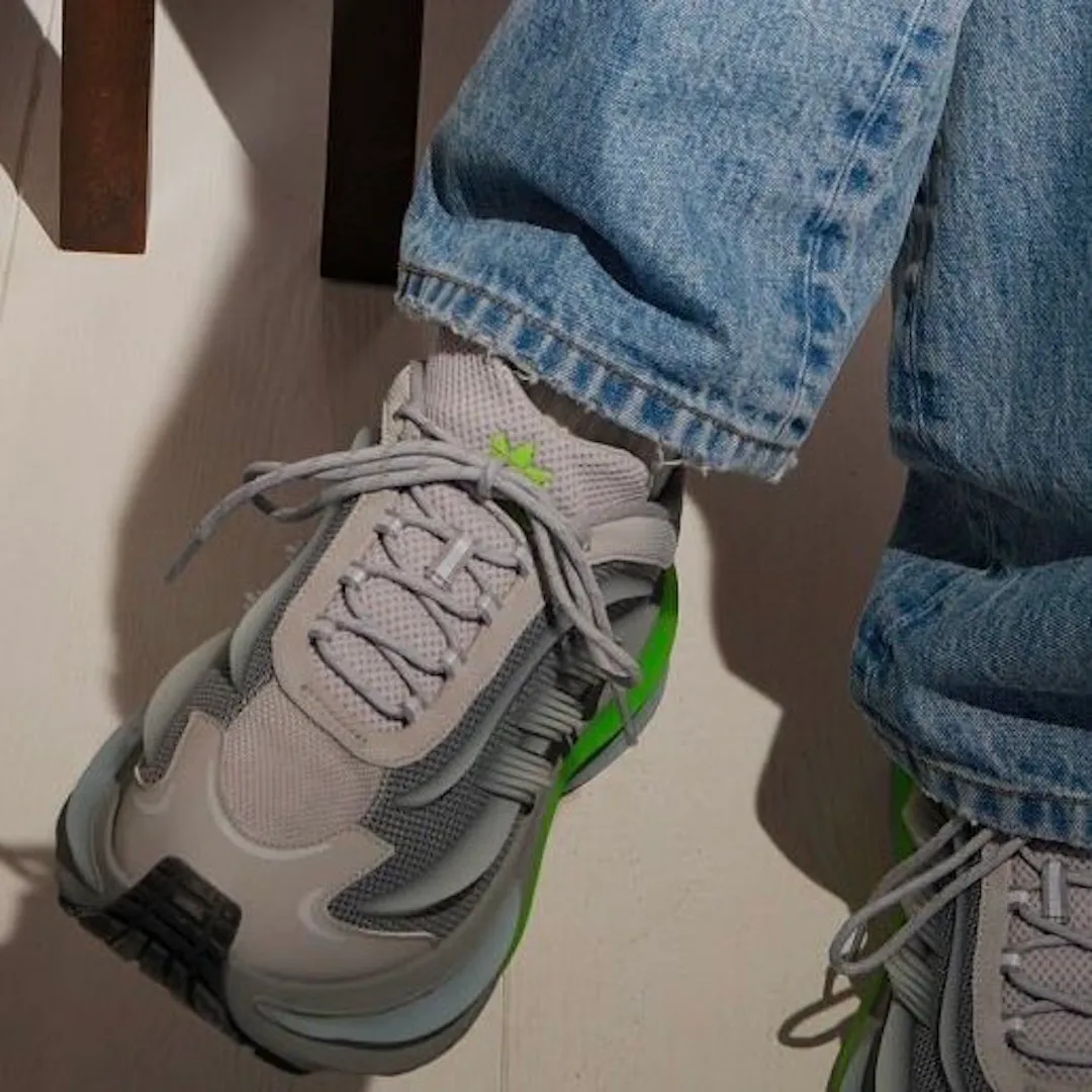 The possible adidas Adistar Jellyfish V2 on Pharrell's feet