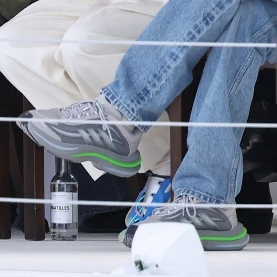 The unreleased adidas Adistar Jellyfish V2 on Pharrell's feet