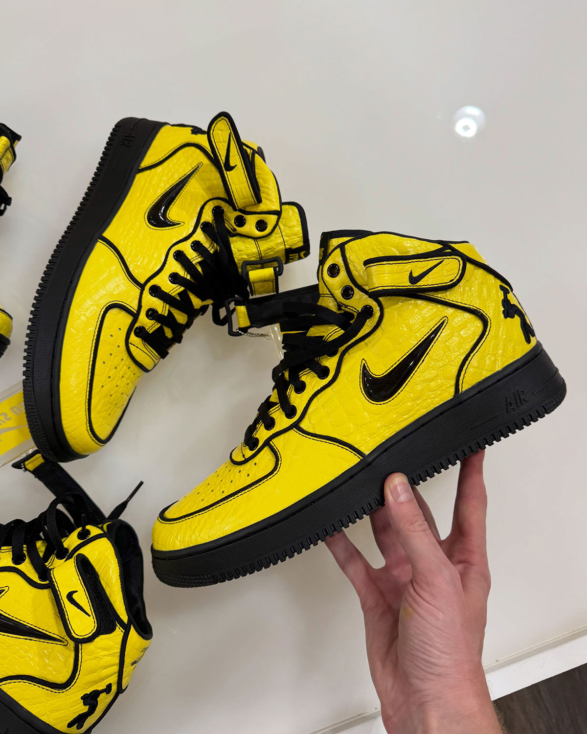 Lil Yachty x Nike Air Force 1 Mid geel/zwart