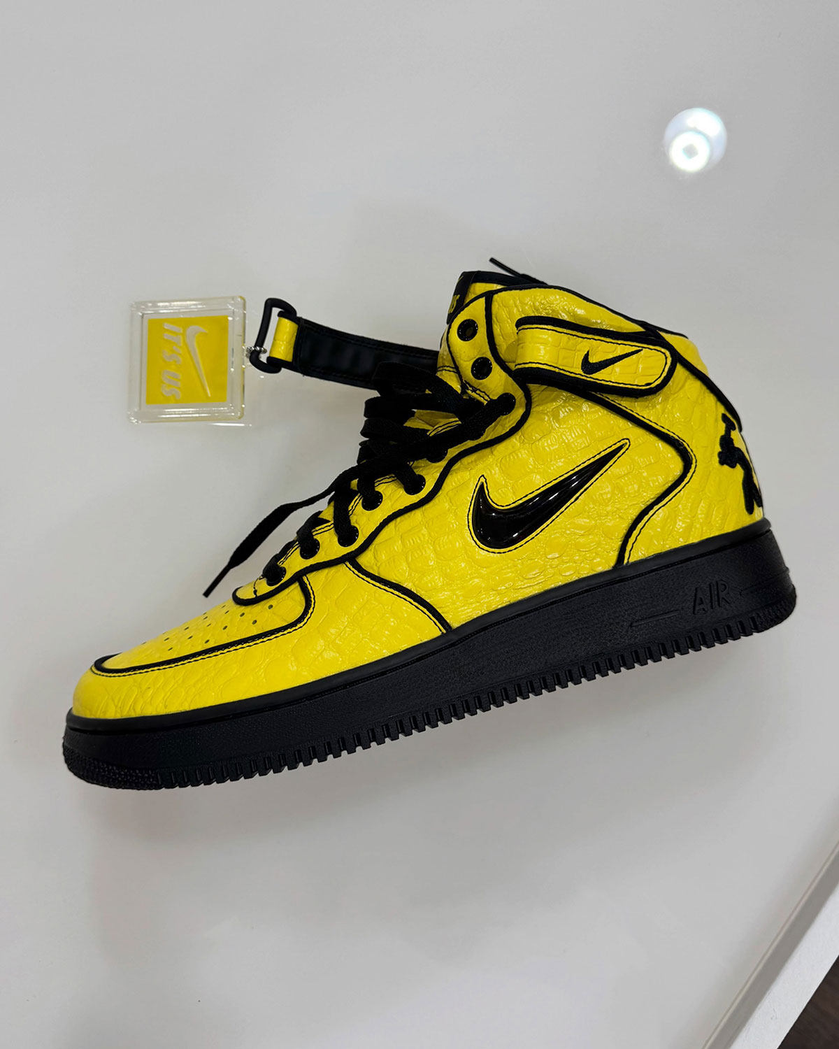 Lil Yachty x Nike Air Force 1 Mid geel/zwart