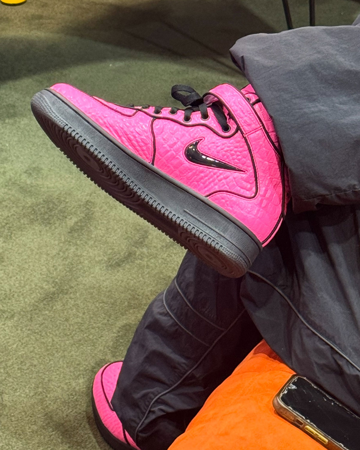 Lil Yachty x Nike Air Force 1 Mid roze/zwart