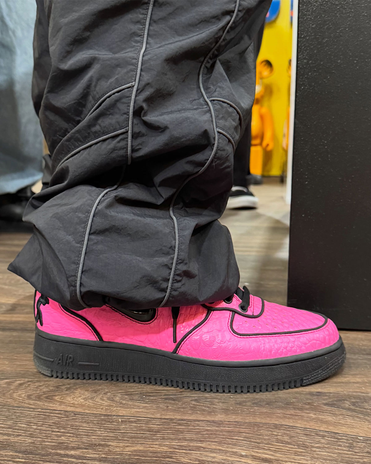 Lil Yachty x Nike Air Force 1 Mid roze/zwart