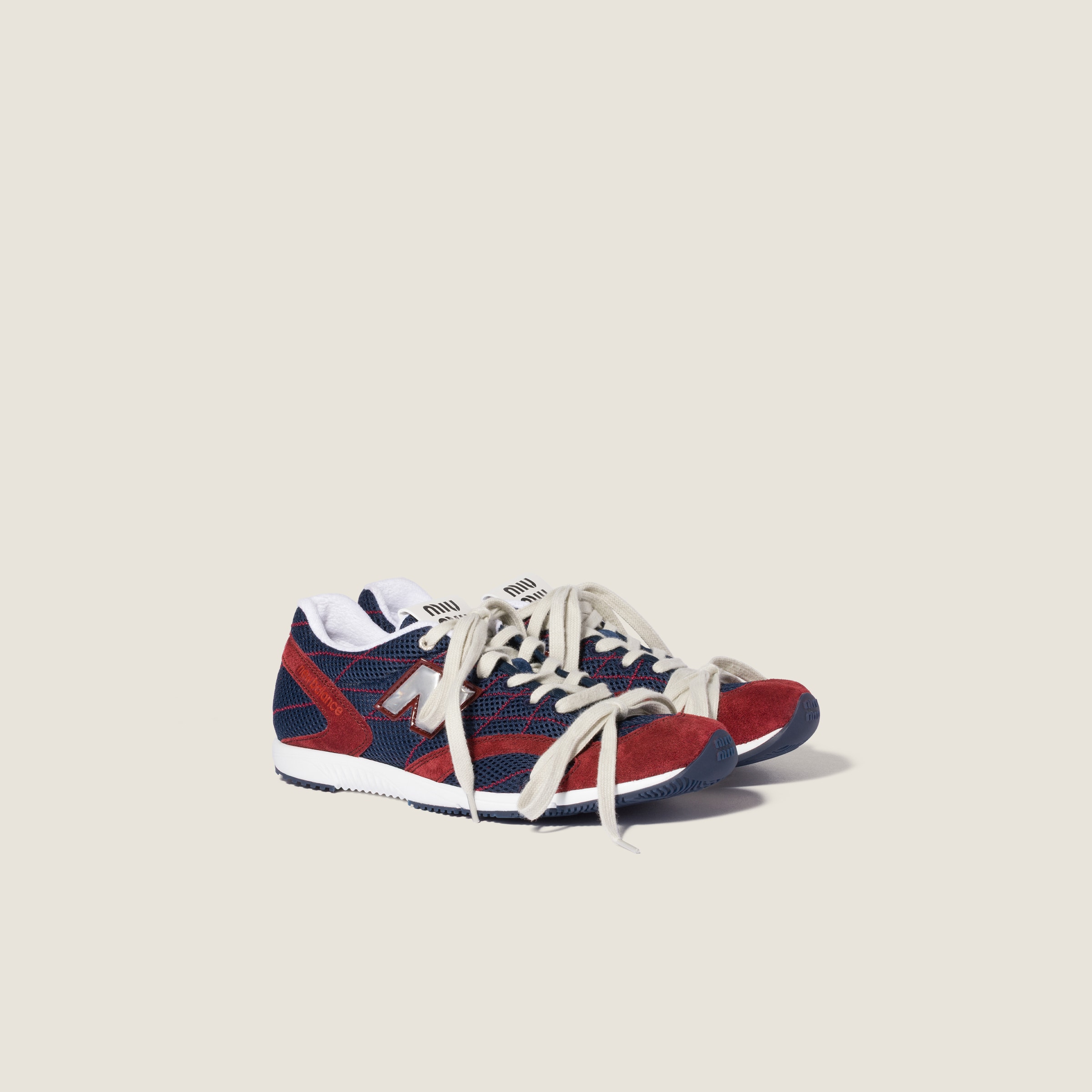 Miu Miu x New Balance RC150 in Baltic Blue/Crimson
