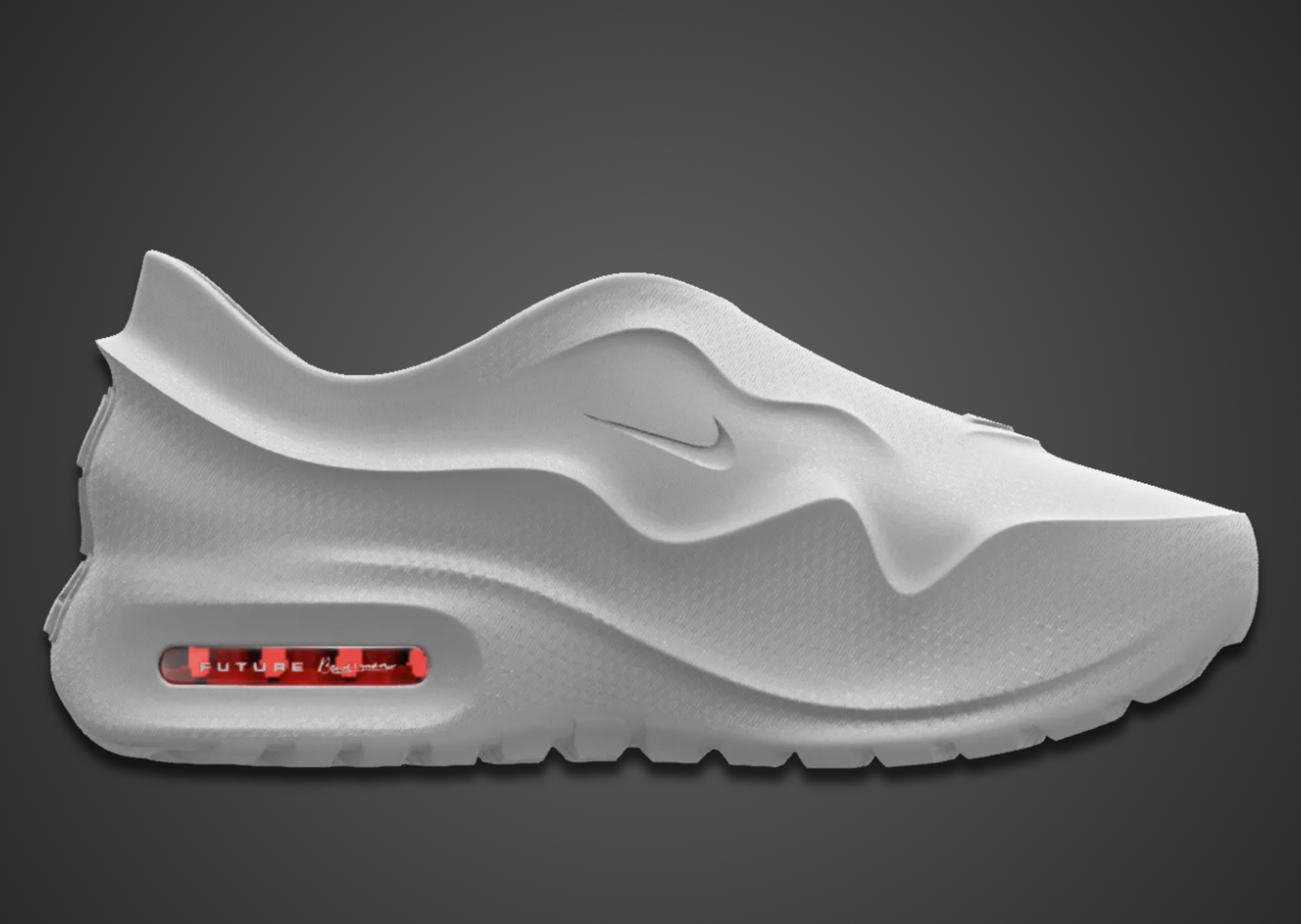 Nike Air Max 1000.3 By You lichte upper zijaanzicht