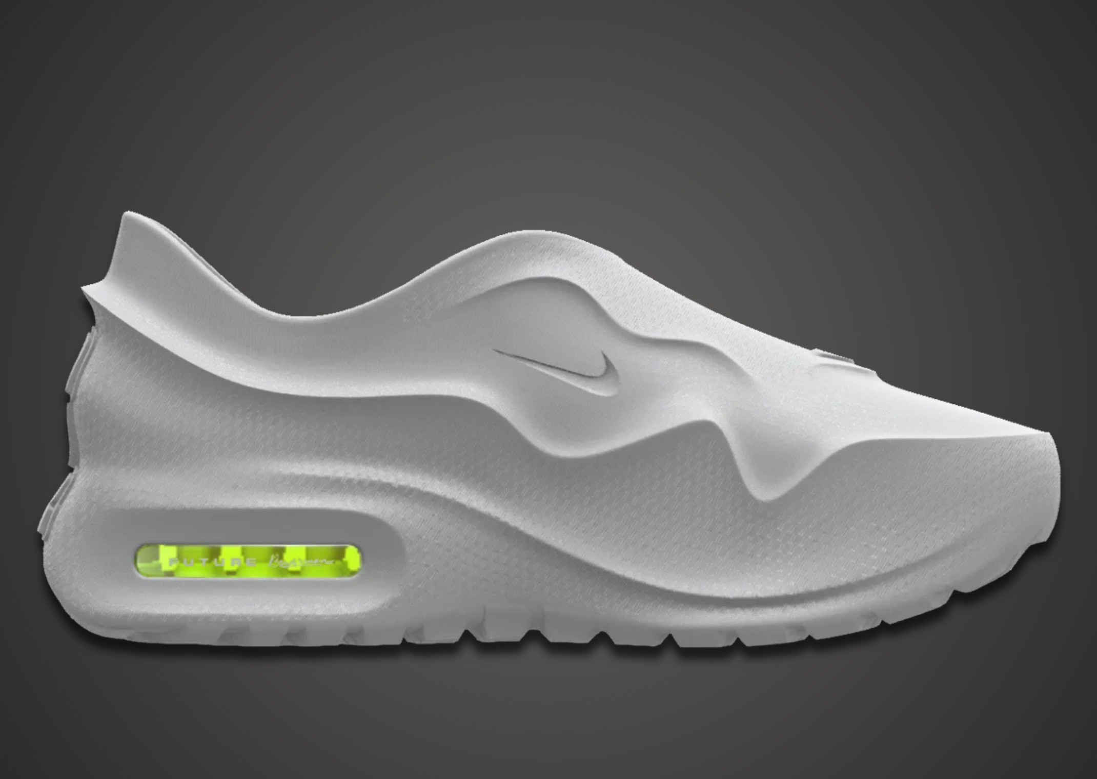Nike Air Max 1000.3 By You lichte upper met Volt Air-unit