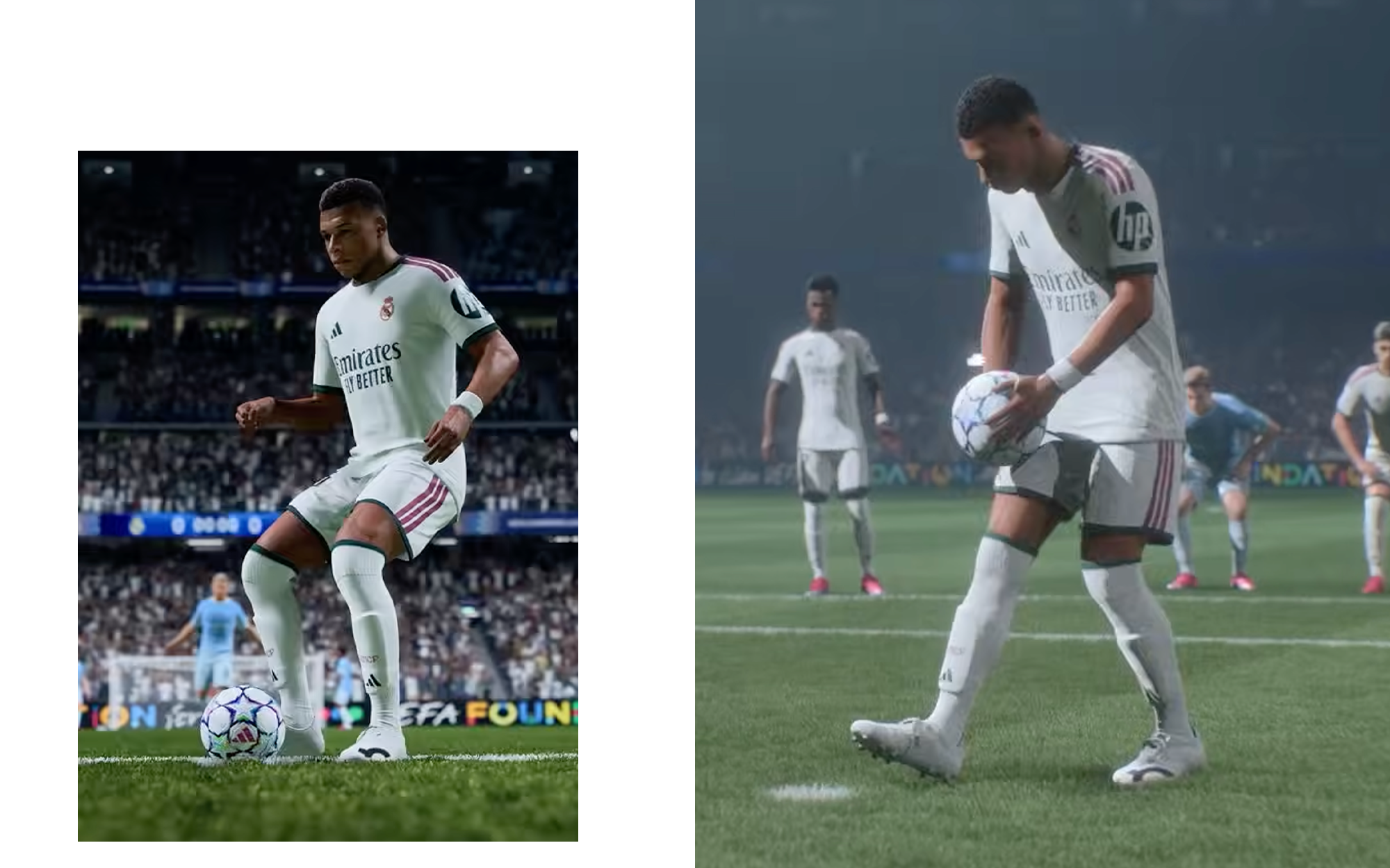 Mbappé wearing On football boots in the EA Sports FC 27 trailer