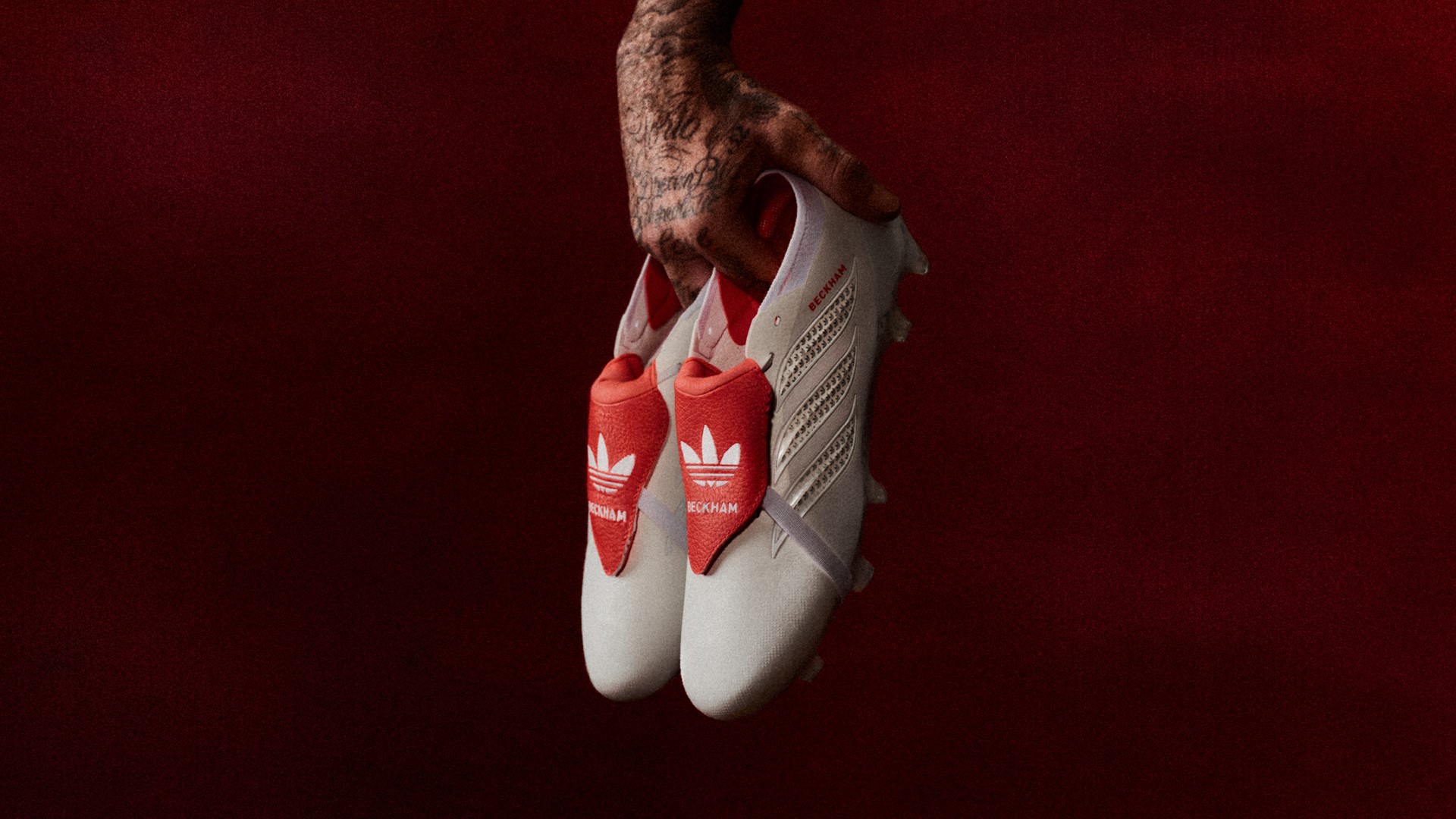 David Beckham wearing the David Beckham Predator