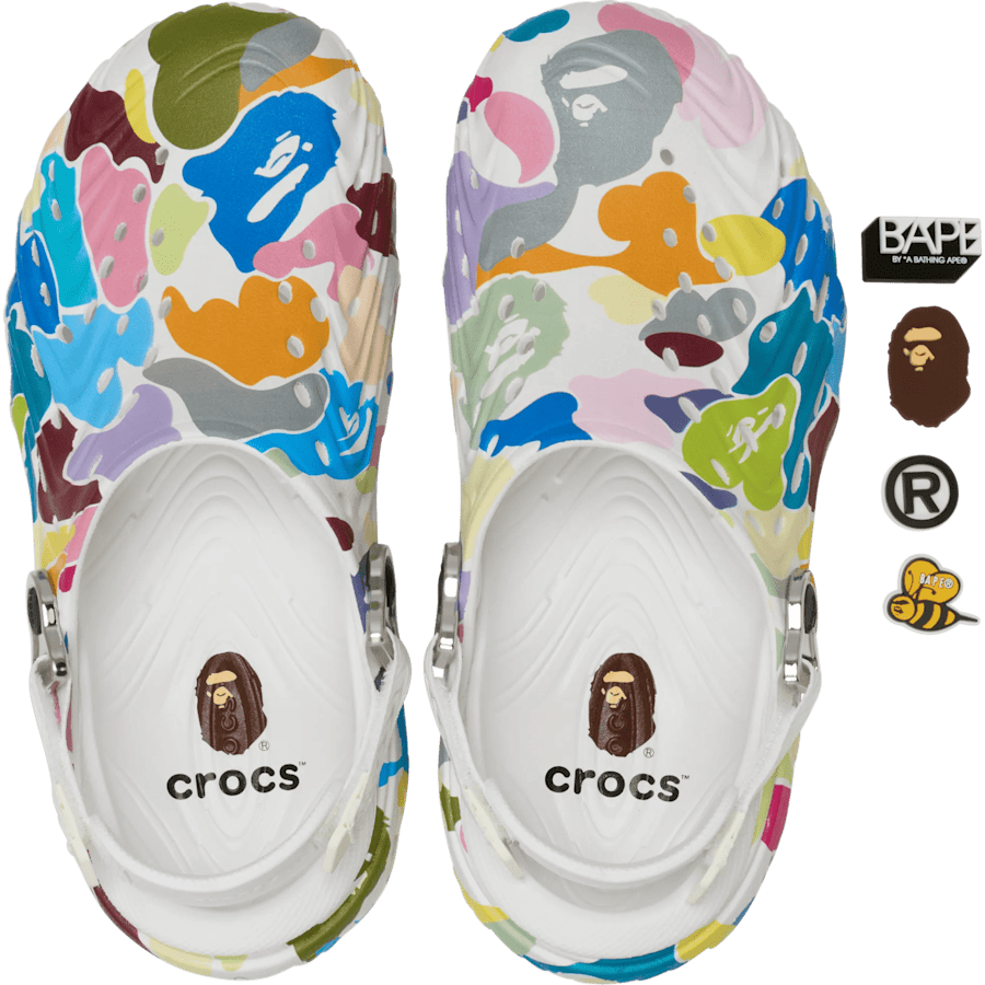 BAPE x Crocs Echo II Clog 'Pure White'