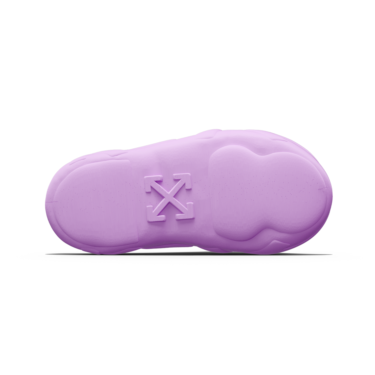Zool van de Off-White x Zellerfeld Arrows Teaser slide in Lilac