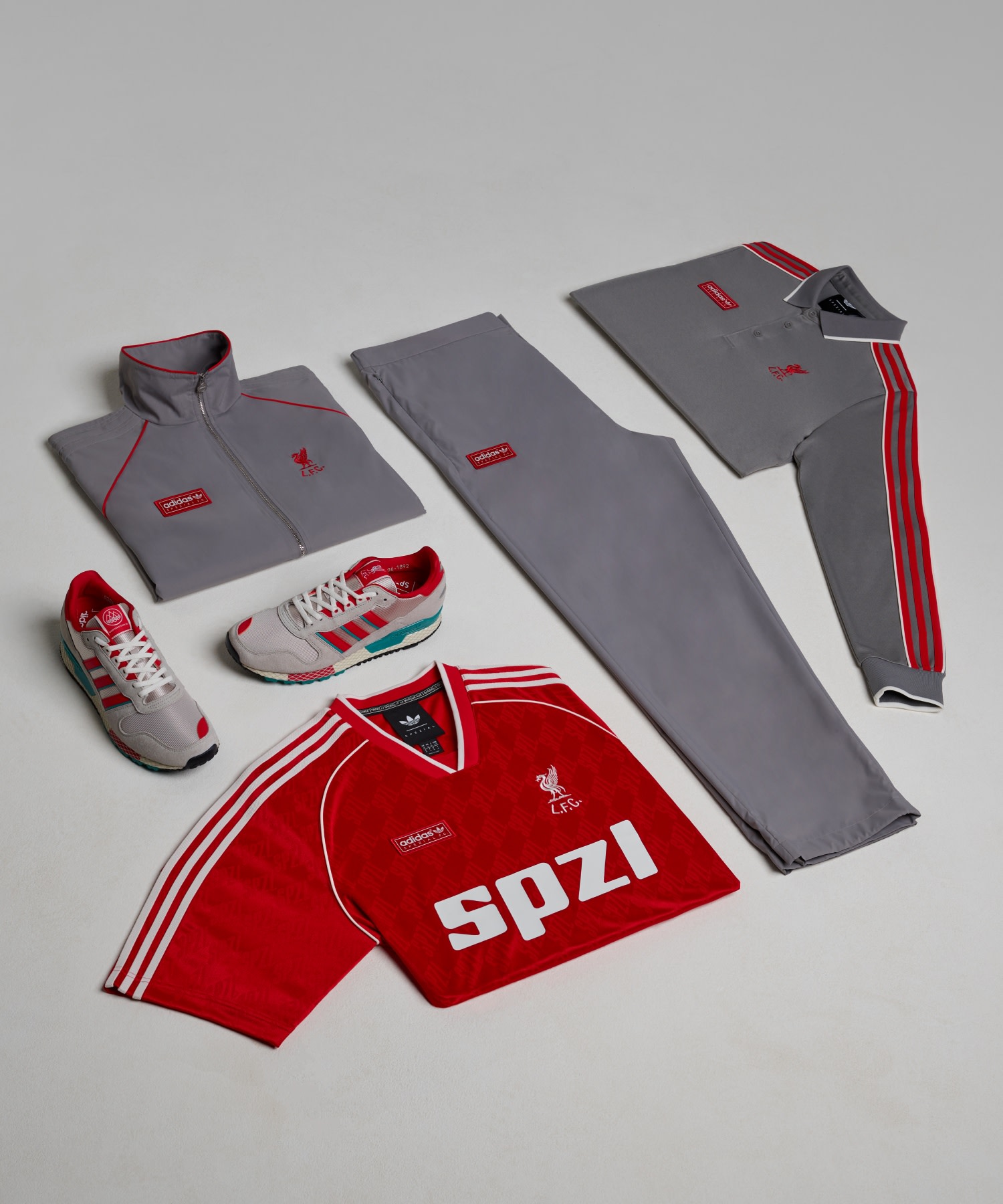 Liverpool FC x adidas SPZL F.C. apparel