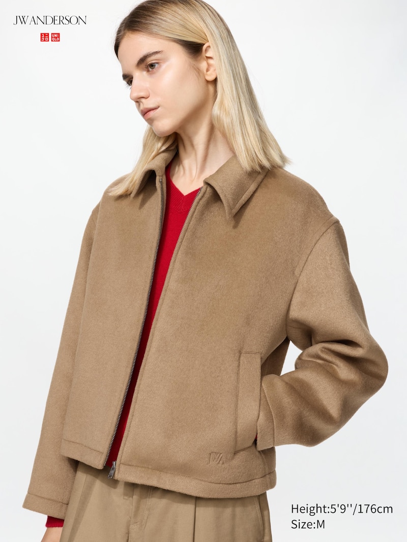 UNIQLO and JW ANDERSON Brushed Short Blouson