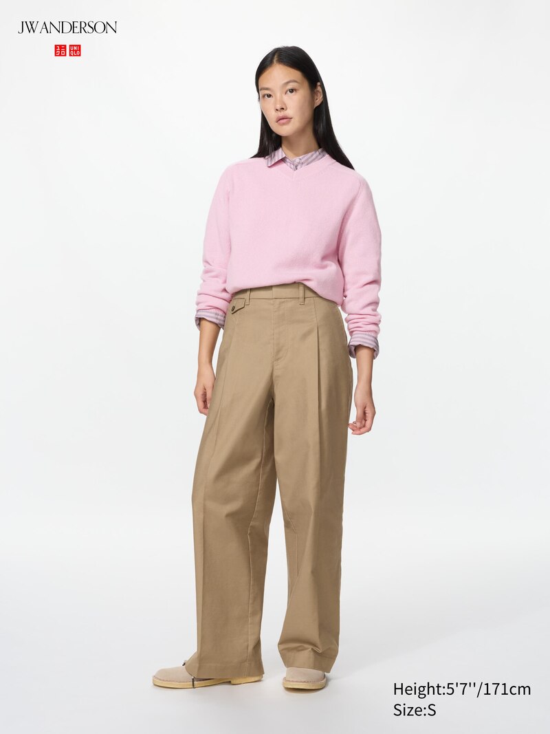 UNIQLO and JW ANDERSON Pleated Chino Trousers