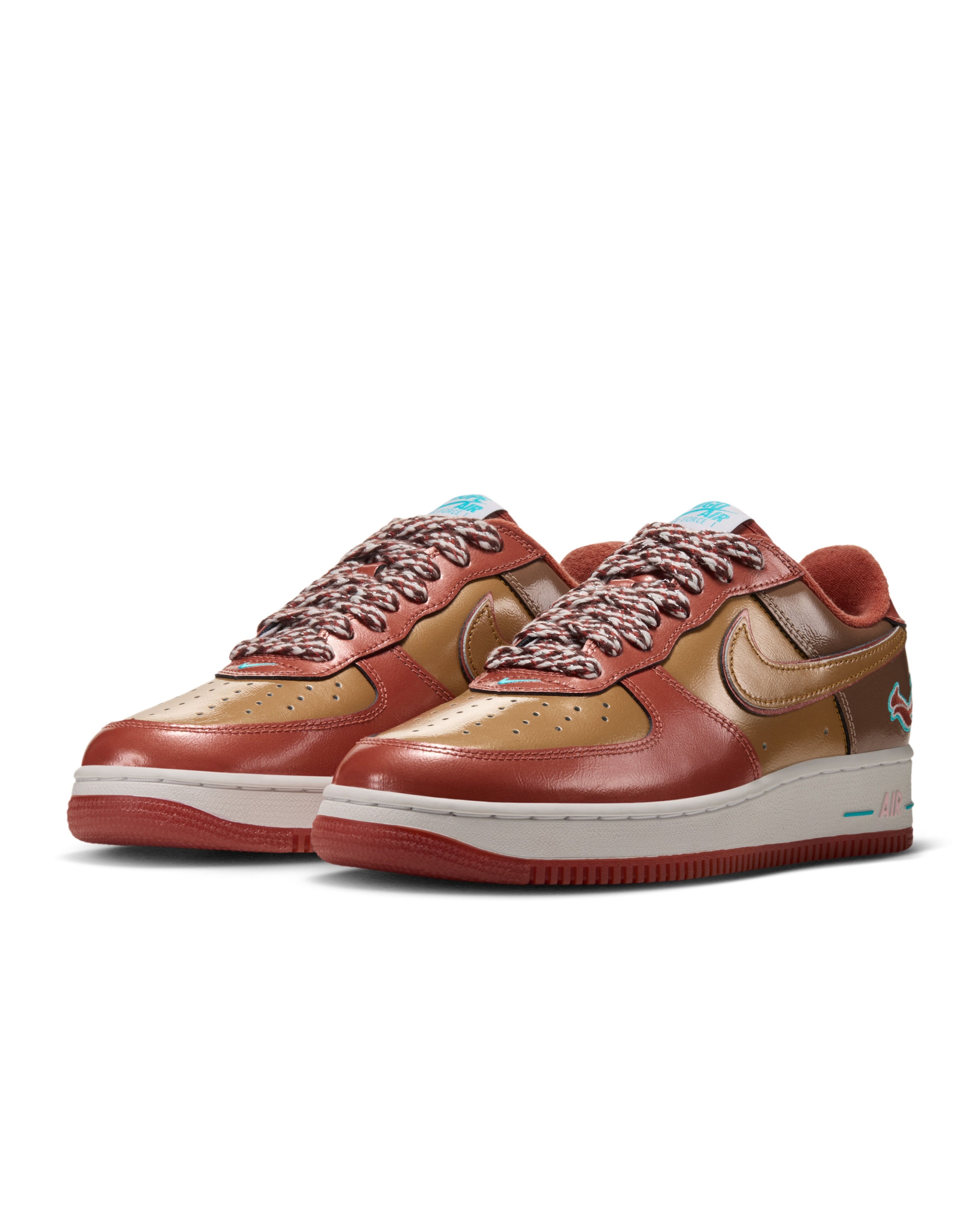 Detail NIGO x j-hope x Nike Air Force 1 with squirrel graphic
