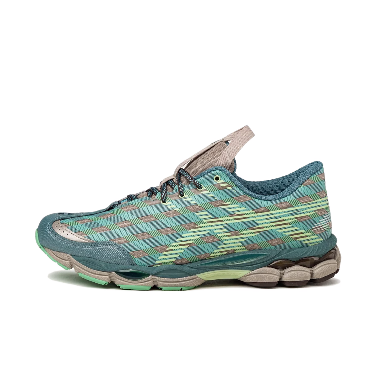 Kiko Kostadinov x ASICS US8-S GEL-SJ33 'Moonrock & Tatami Green'