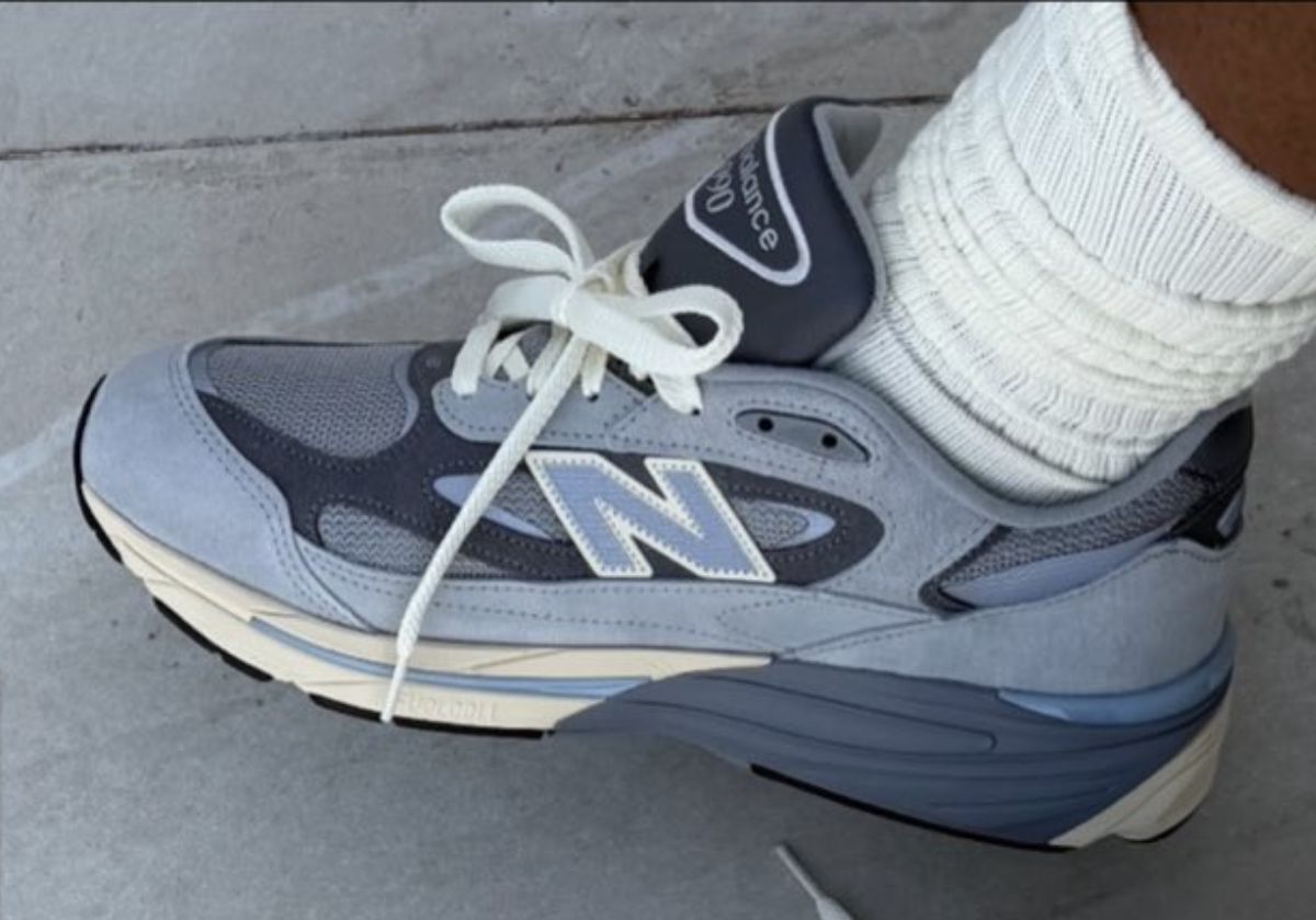 New Balance 990v7 in blue-grey, shared by Joe Freshgoods