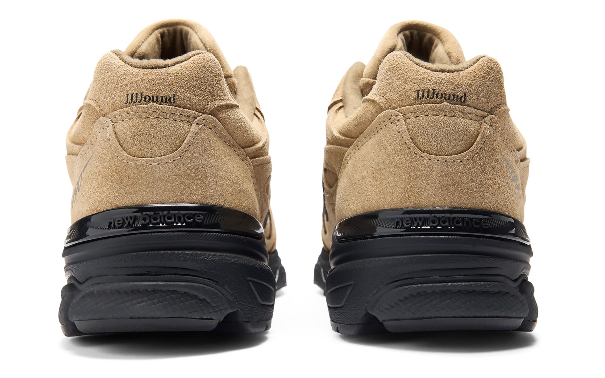 JJJJound x New Balance 990v3 Suede U9904D8 heel