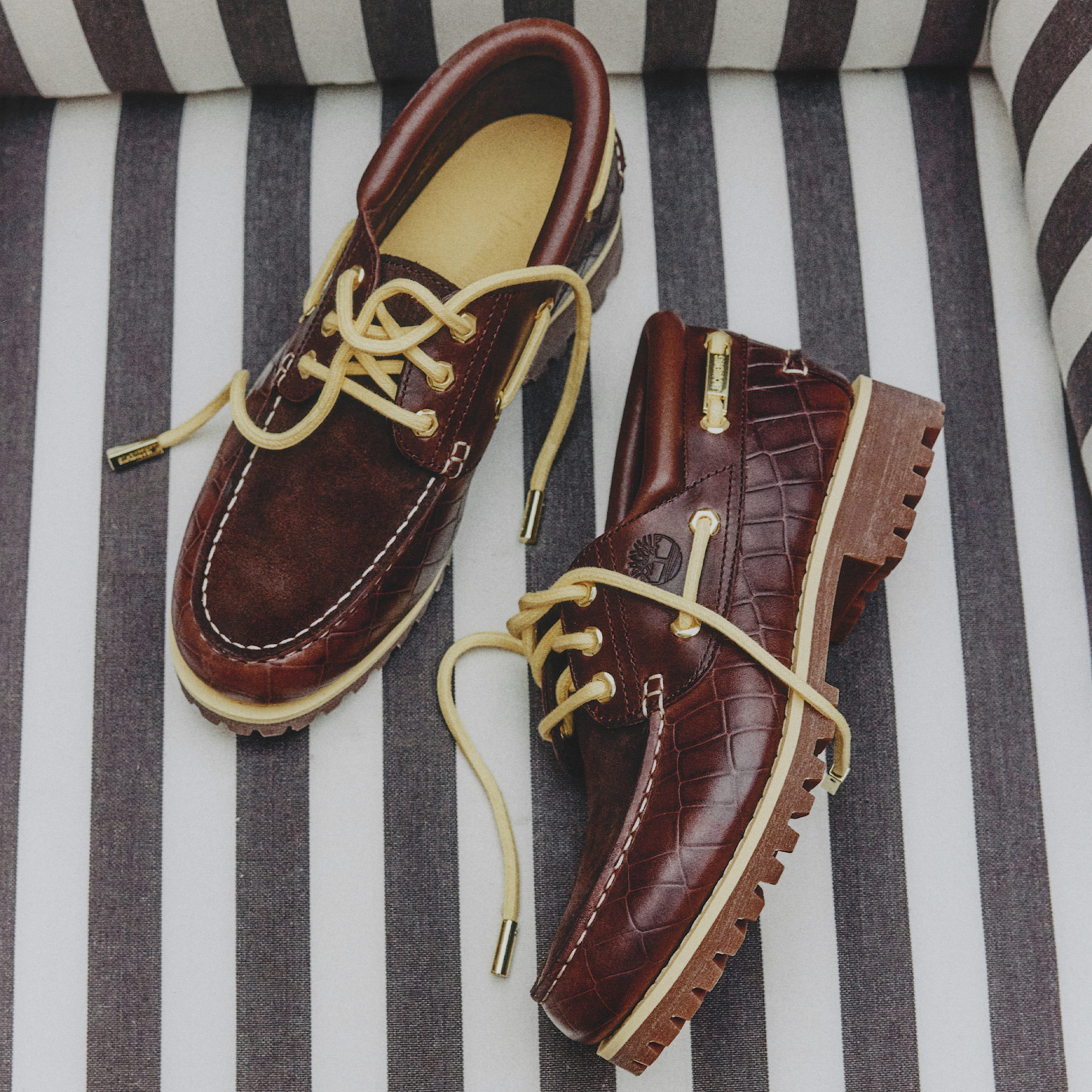 Timberland x Jacquemus Brown Croc Kampagne