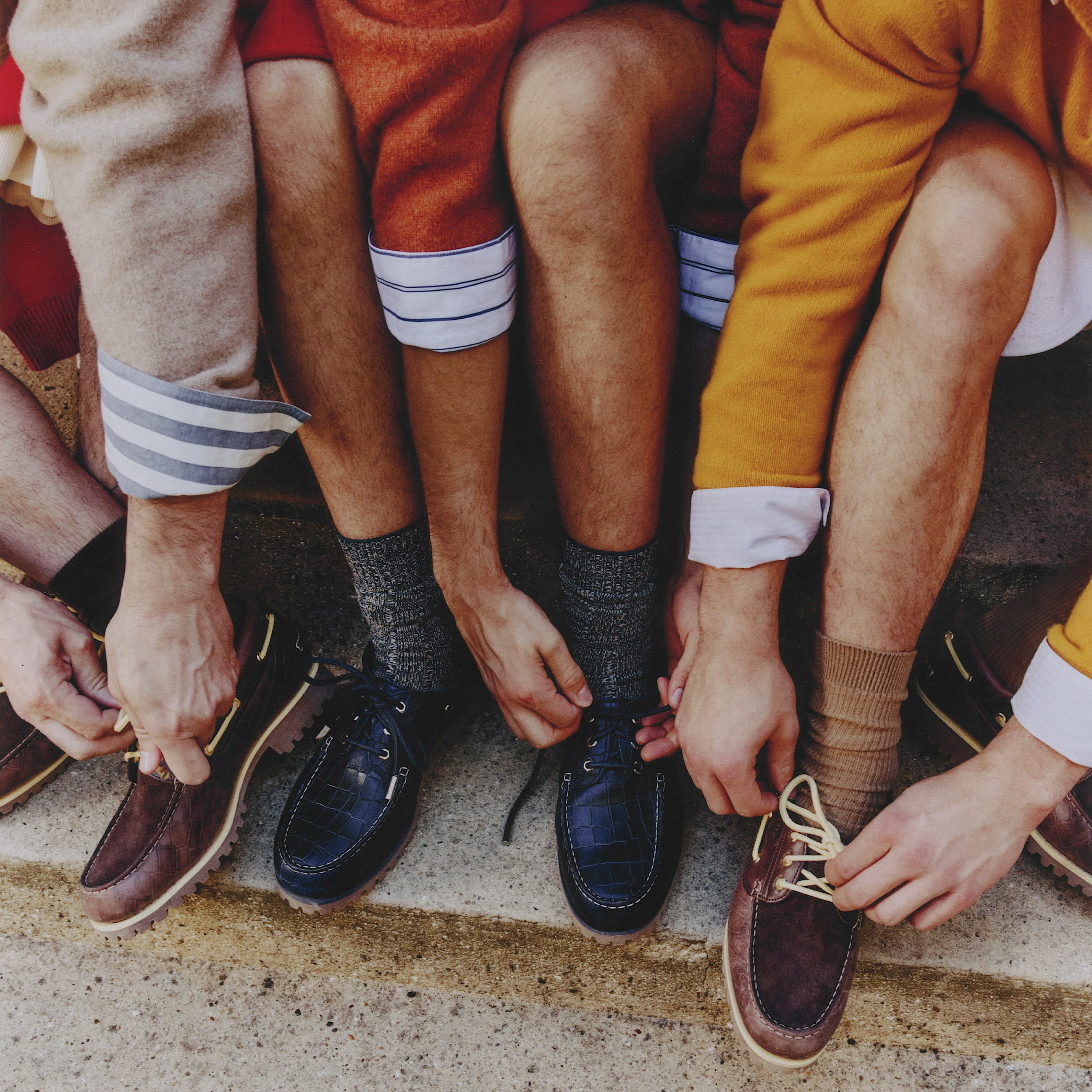 Timberland x Jacquemus Navy Croc Kampagne