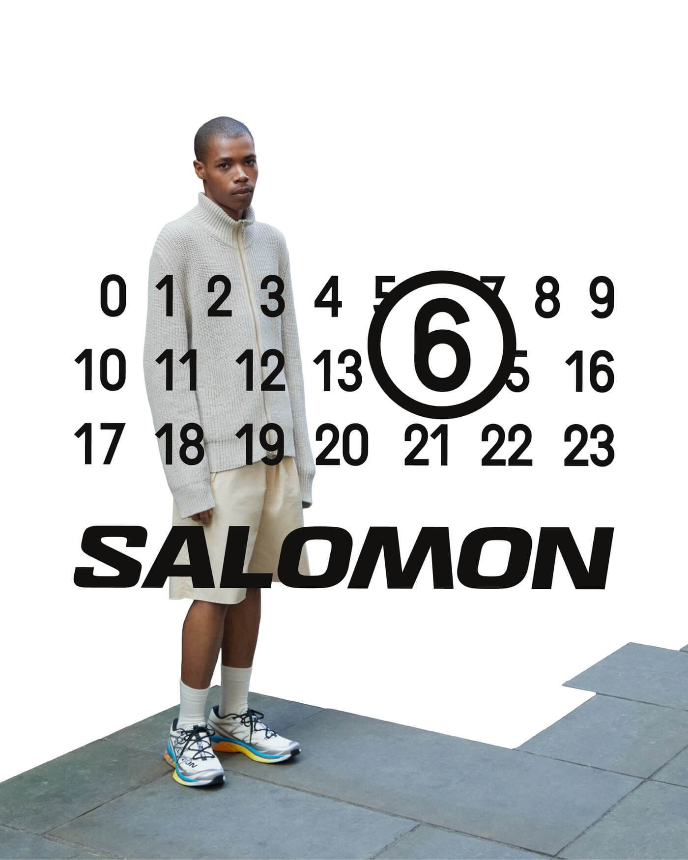 MM6 Maison Margiela x Salomon FW26 campaign with the XT-MM6 Vanilla