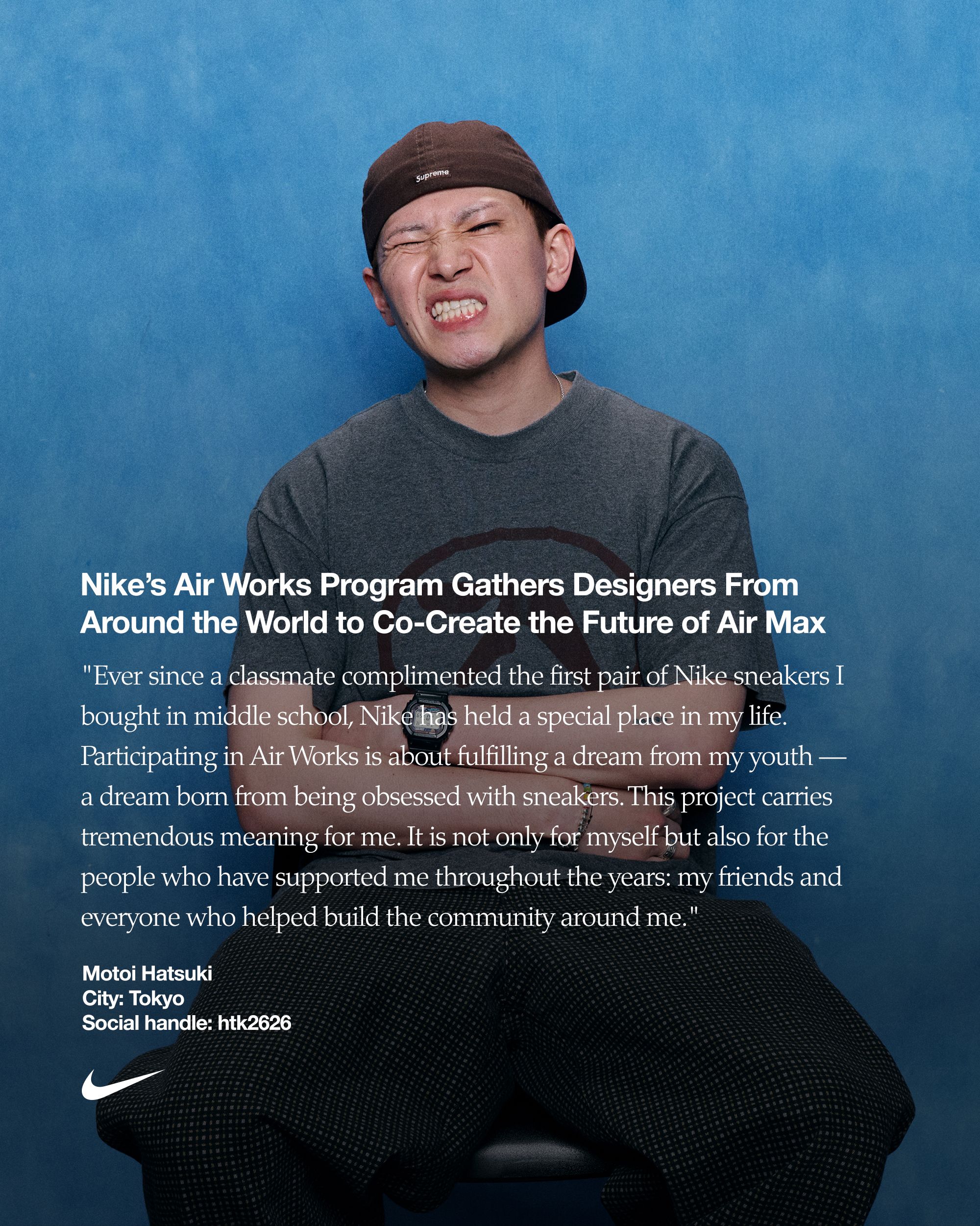 Nike Air Works-designer Motoi Hatsuki